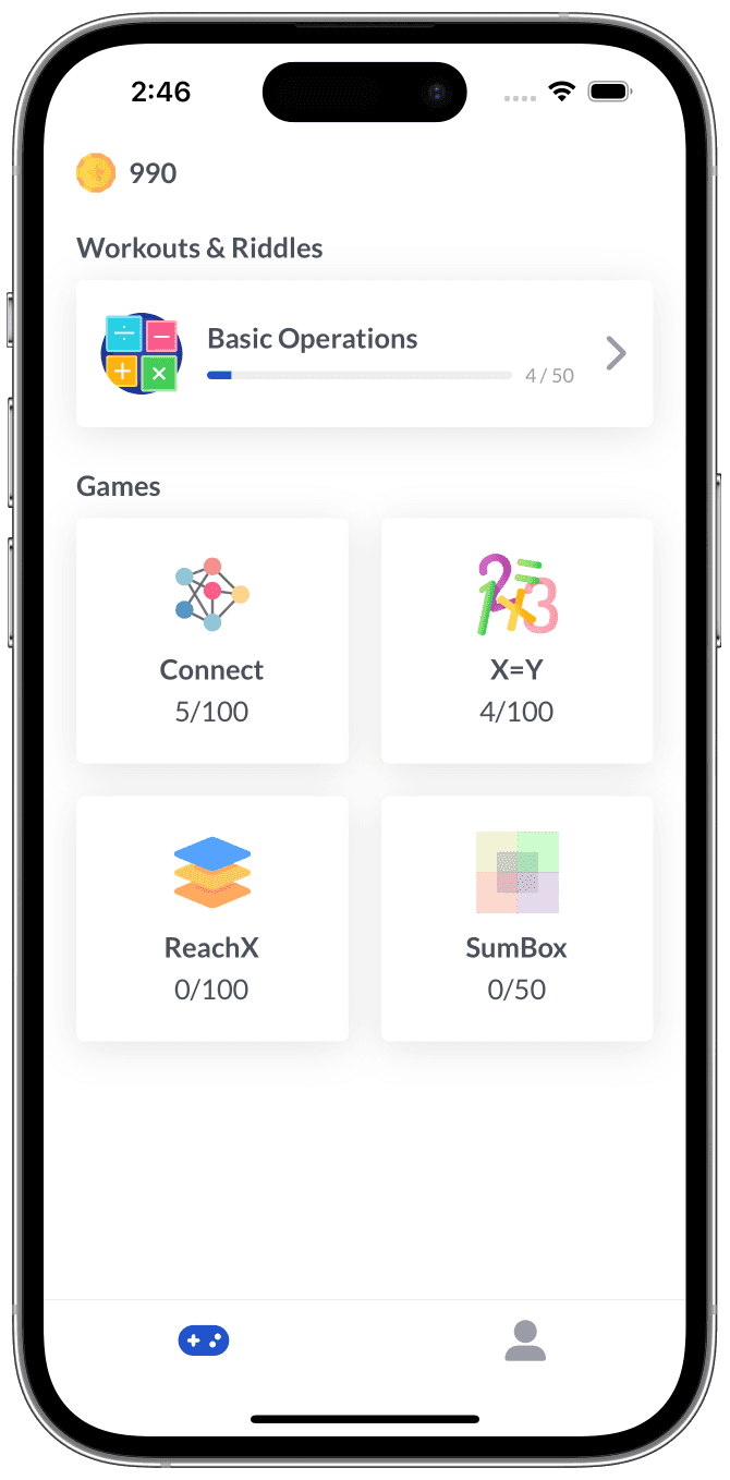 Yosu Math app screenshot